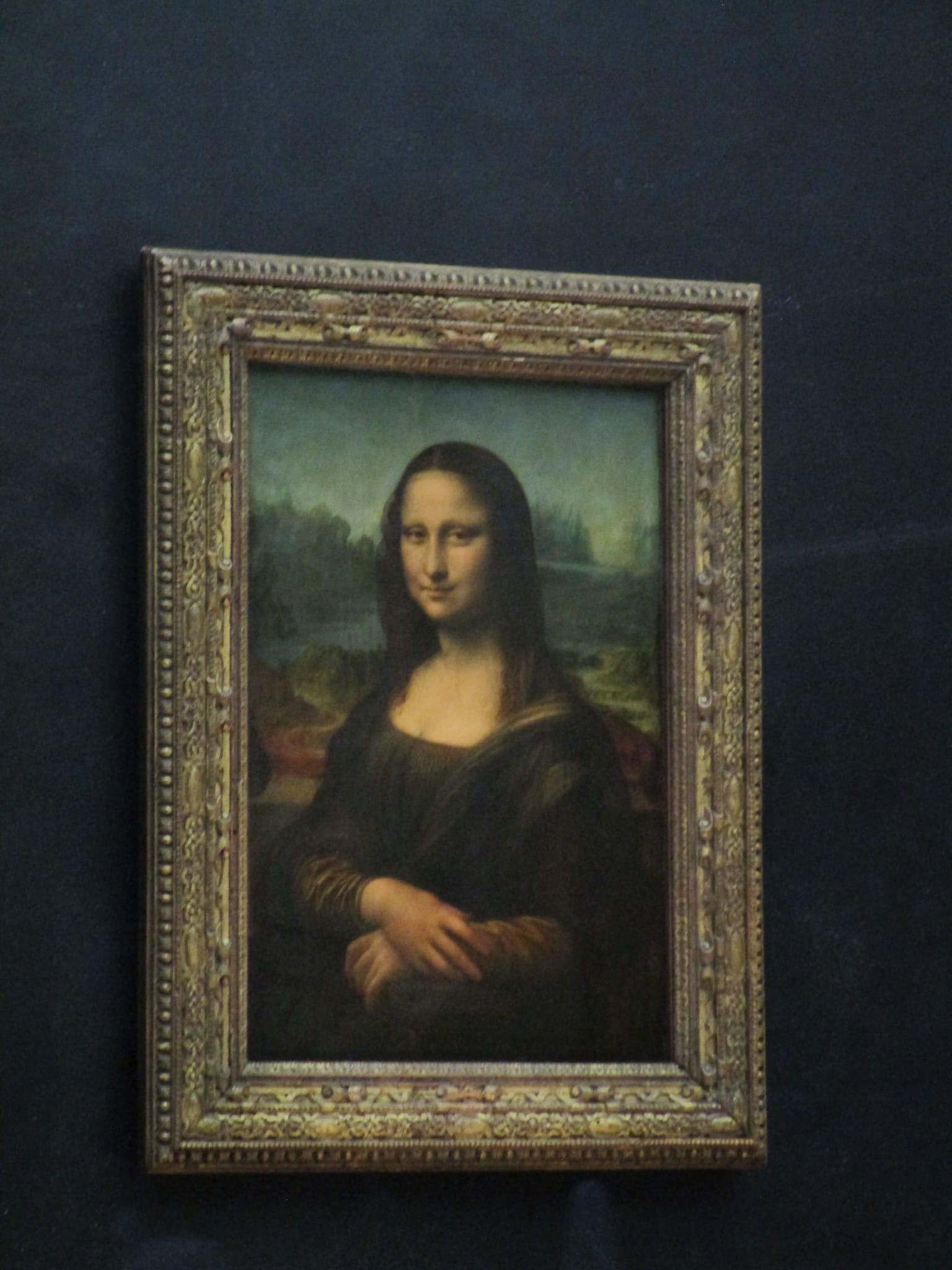 Photo au Musée du Louvre.