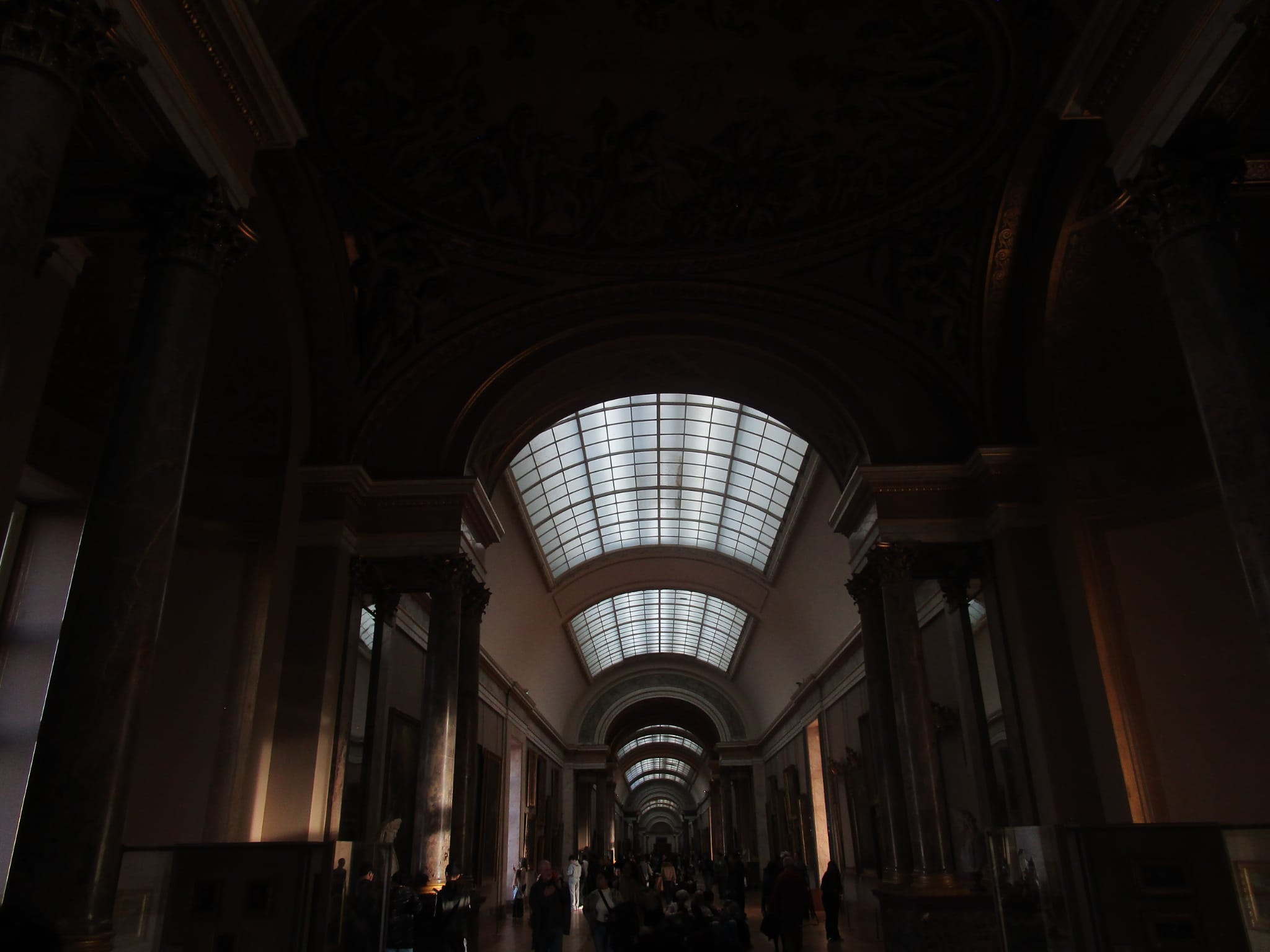 Photo au Musée du Louvre.