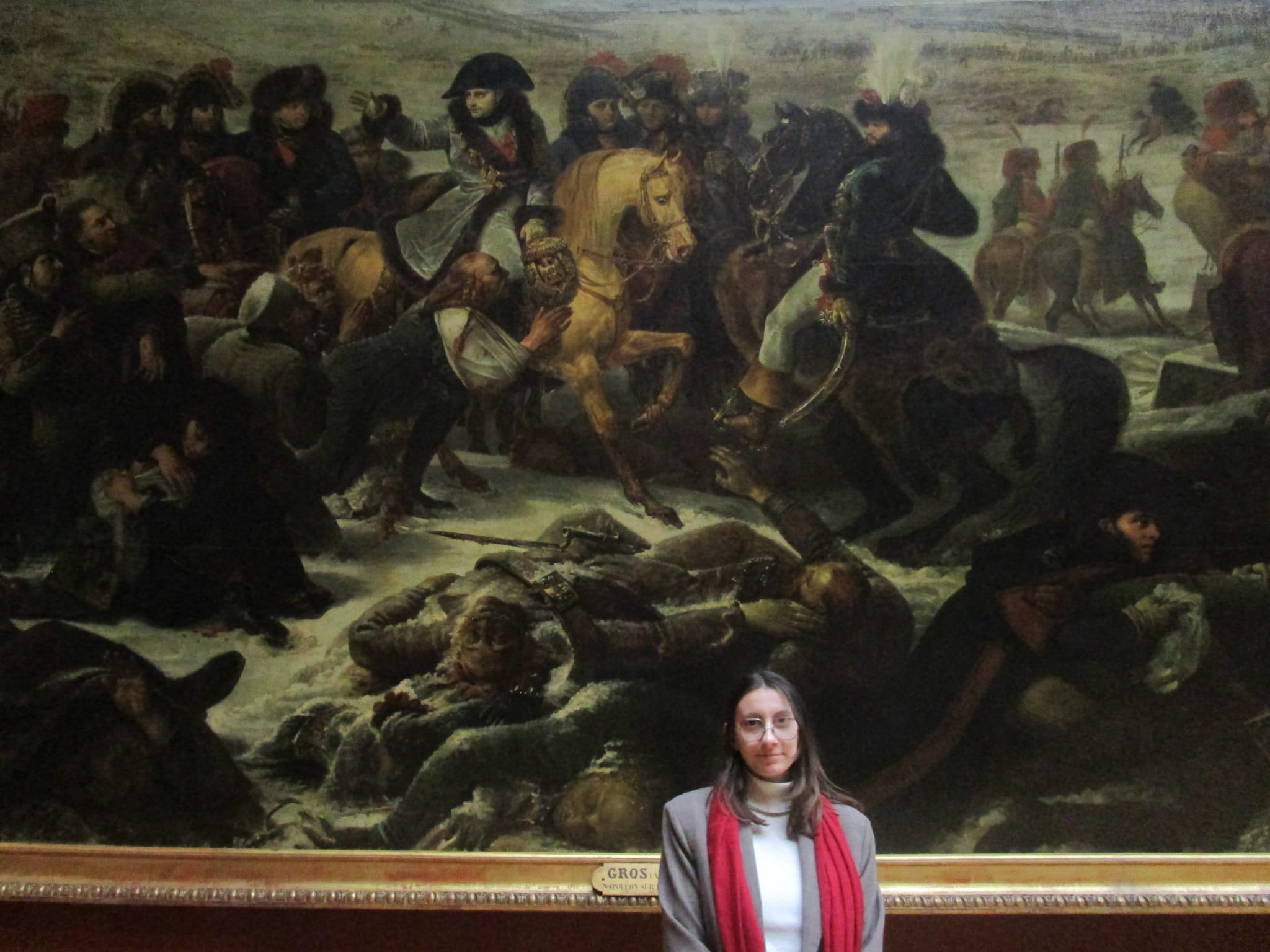 Photo au Musée du Louvre.