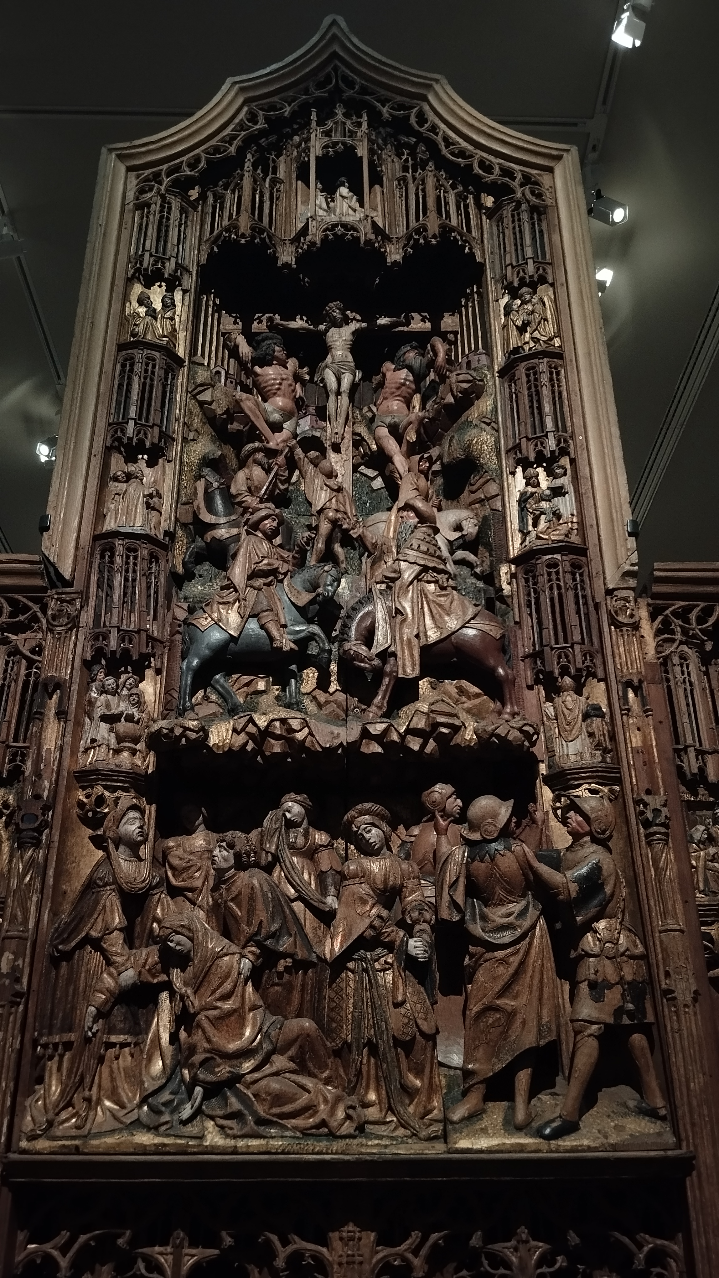 Photo de nous deux au musée de Cluny, le musée du Moyen Age.